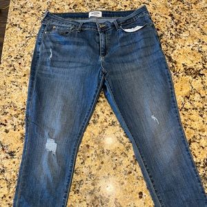 Denizen from Levi’s mid rise skinny distressed jeans